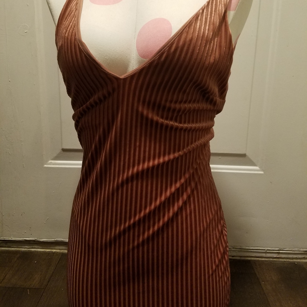 Pink line dress